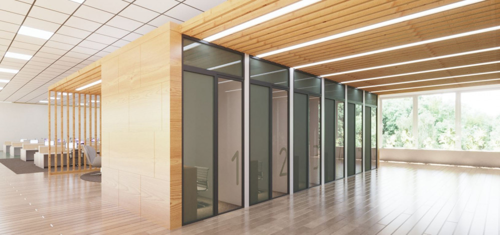 Oficinas corporativas empresa componentes automoción